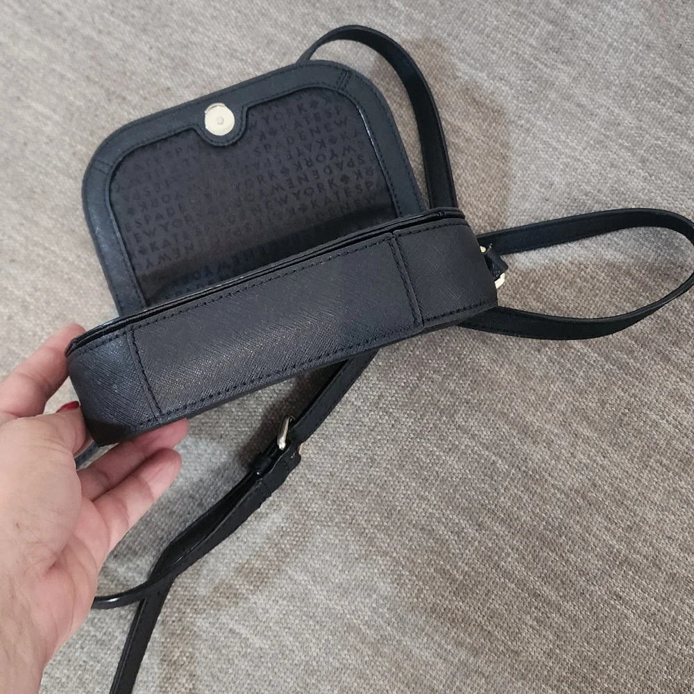 Kate Spade Black Leather Crossbody‎ Bag